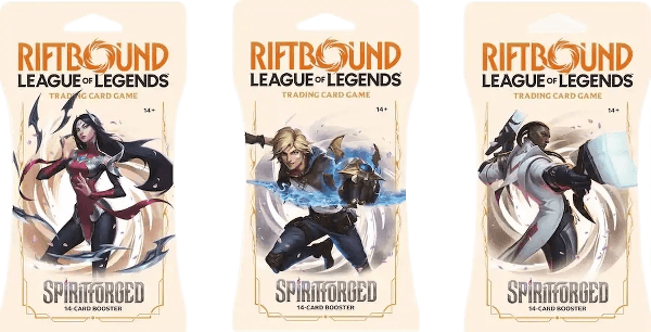 Riftbound League of Legends TCG - Spiritforged Sleeved Booster - Styles May Vary
