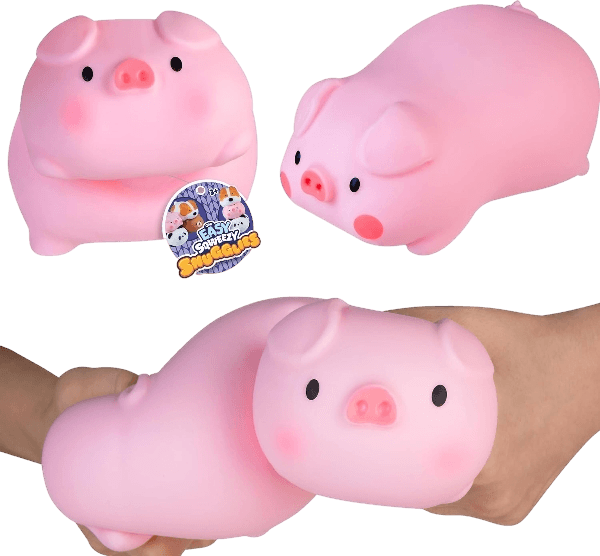 ORB Easy Sqweezy Snugglies Jumbo Squishy Pig