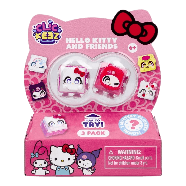 Clickeez Hello Kitty and Friends 3pk CDU Fidget Toy