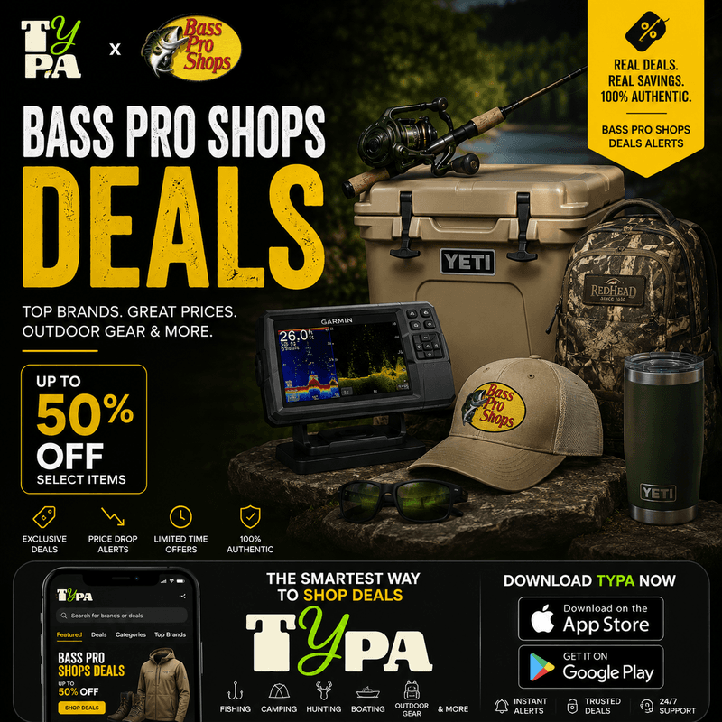 Bass Pro Shops Sales & Clearance Tracker | Sales, Discounts & Price Drop Alerts