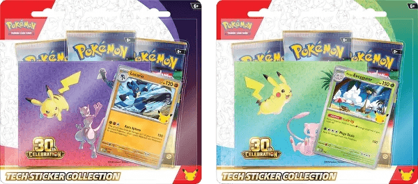 Pokemon TCG: 30th Celebration Tech Sticker Collection