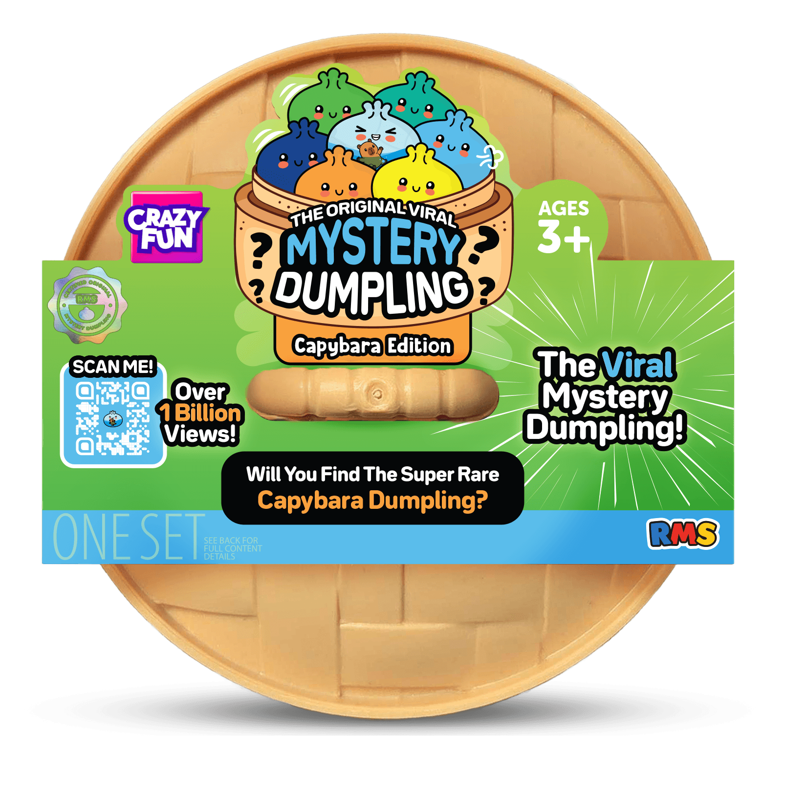 RMS Crazy Fun® The Original Viral Mystery Dumpling Capybara Edition - Five Below