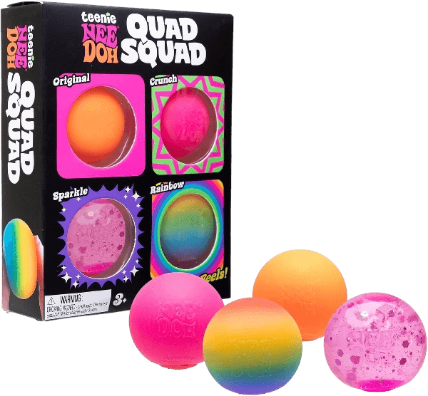 Schylling NeeDoh Teenie Quad Squad