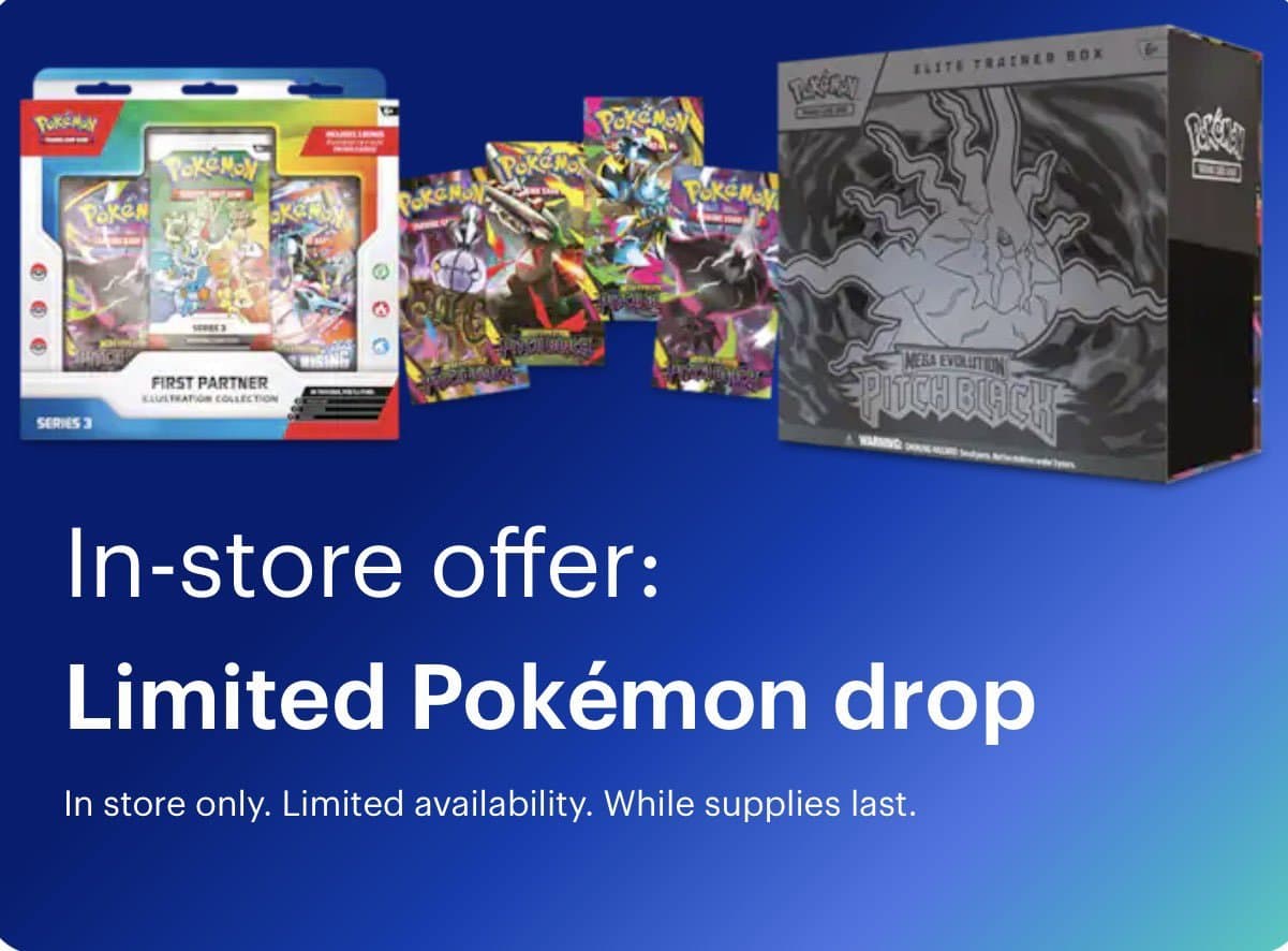 08/22 Best Buy In-store offer Limited Pokemon drop