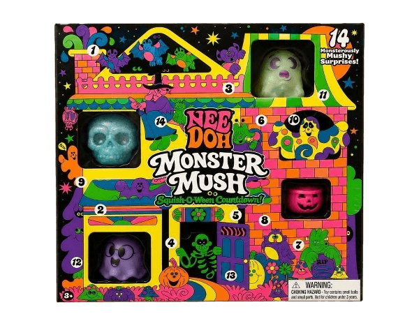 Schylling NeeDoh Monster Mush Squish-O-Ween Countdown - Target Halloween 2026 Advent Calendar