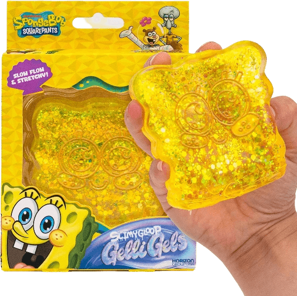 Horizon Group USA Slimygloop Gelli Gels - Spongebob Yellow