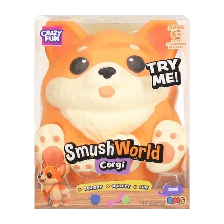 RMS Crazy Fun® SmushWorld Pets Toy Set - Corgi