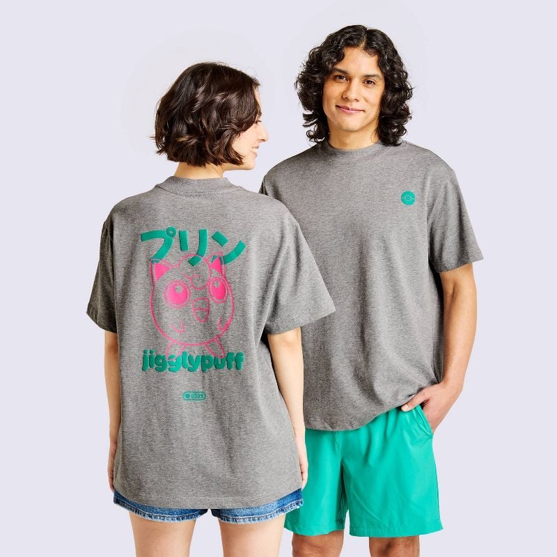 Adult Jigglypuff Graphic Print Short Sleeve Crewneck T-Shirt - Pokémon x Target