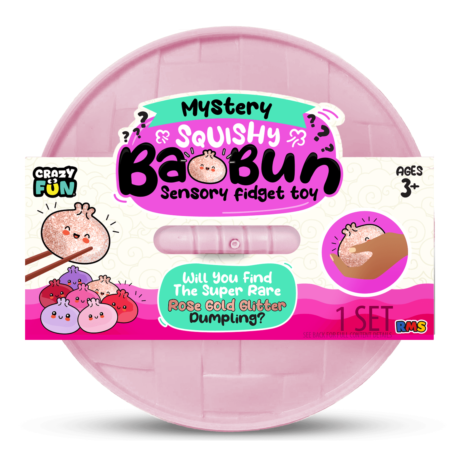 RMS USA Glitter Mystery Dumpling Bao Bun - Target