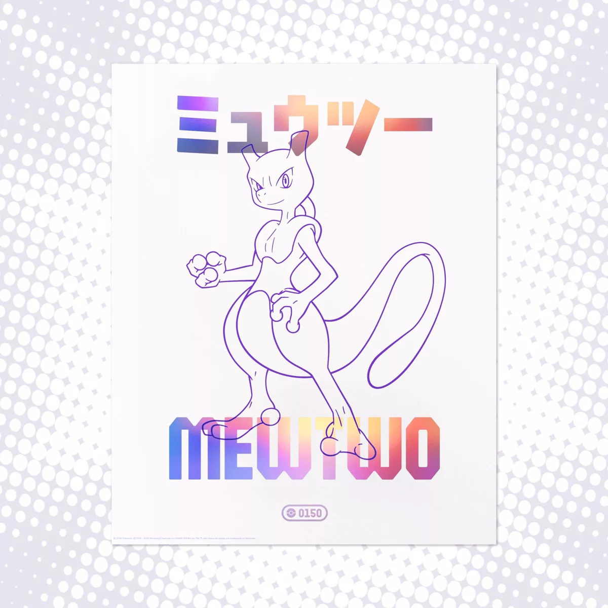 Mewtwo Poster - Pokémon x Target
