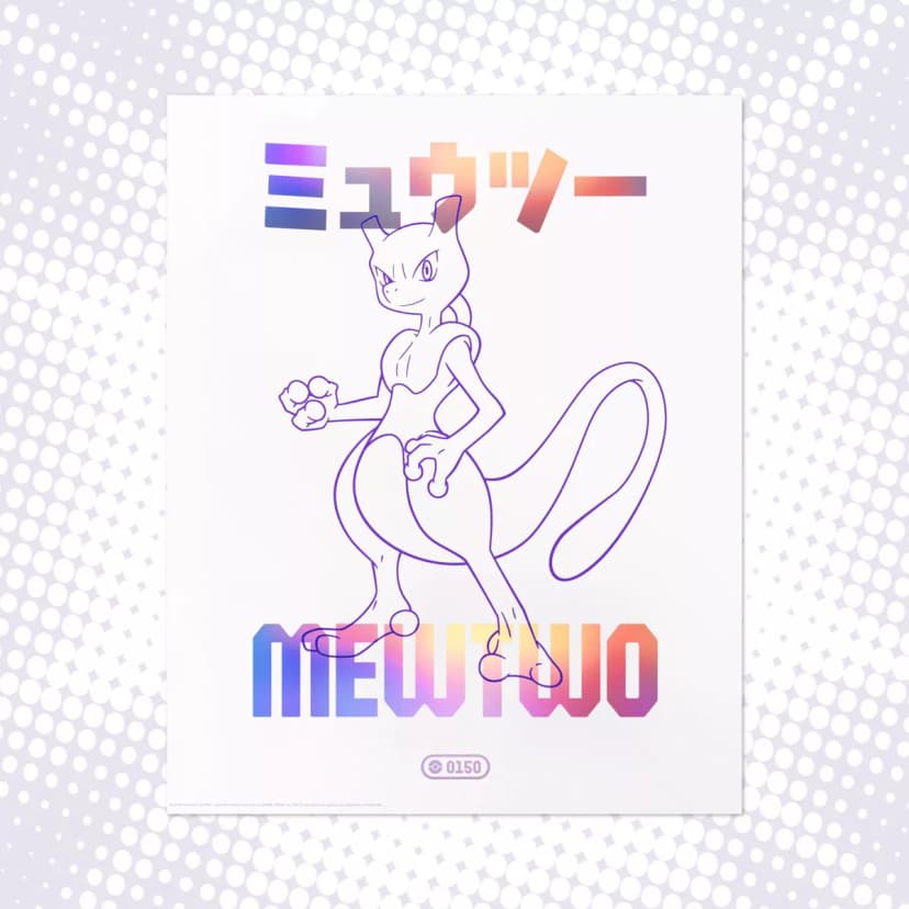 Mewtwo Poster - Pokémon x Target