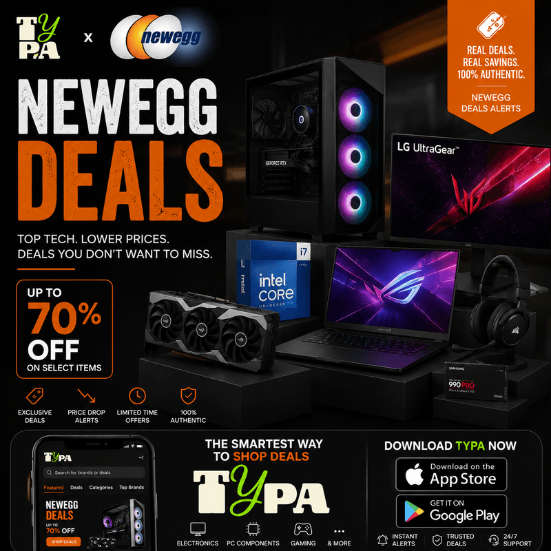 Newegg Deals Tracker | Price Drops, Sales & Tech Deals