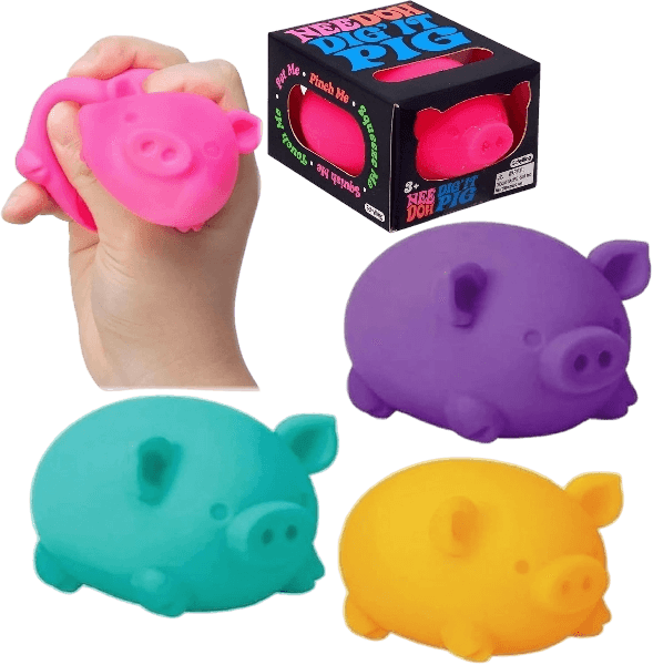 Schylling Nee Doh Dig' It Pig...Groovy Glob