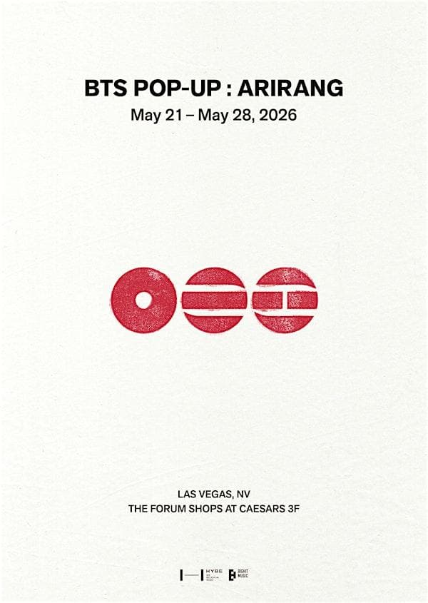 BTS POP-UP : ARIRANG (@The Forum Shops at Caesars Palace) - Las Vegas, NV