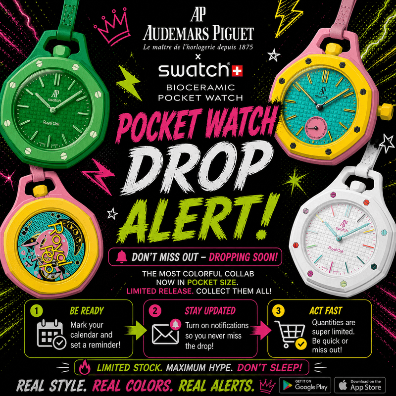 Audemars Piguet x Swatch | Royal Pop Collection - Product Alert! (Varies by Site)