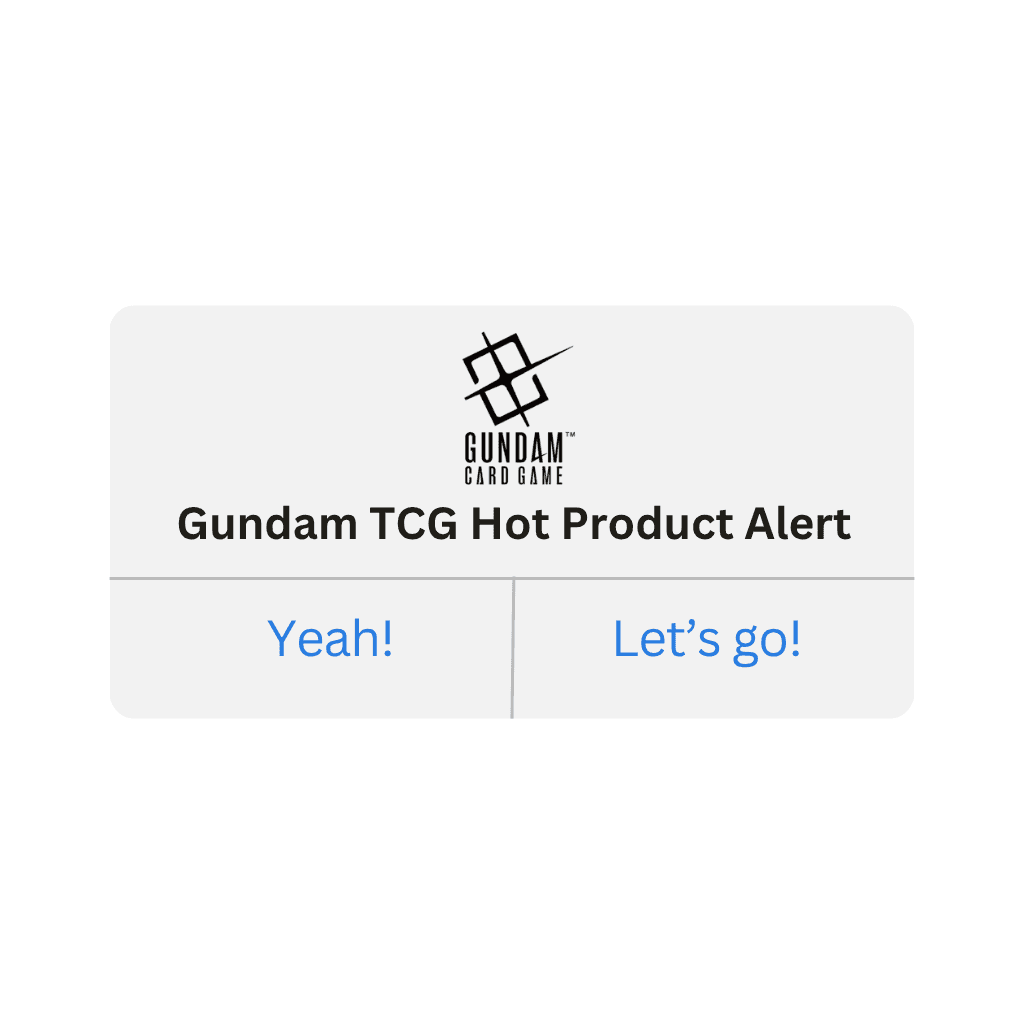Gundam TCG - Hot Product Alert! (Varies by Site)