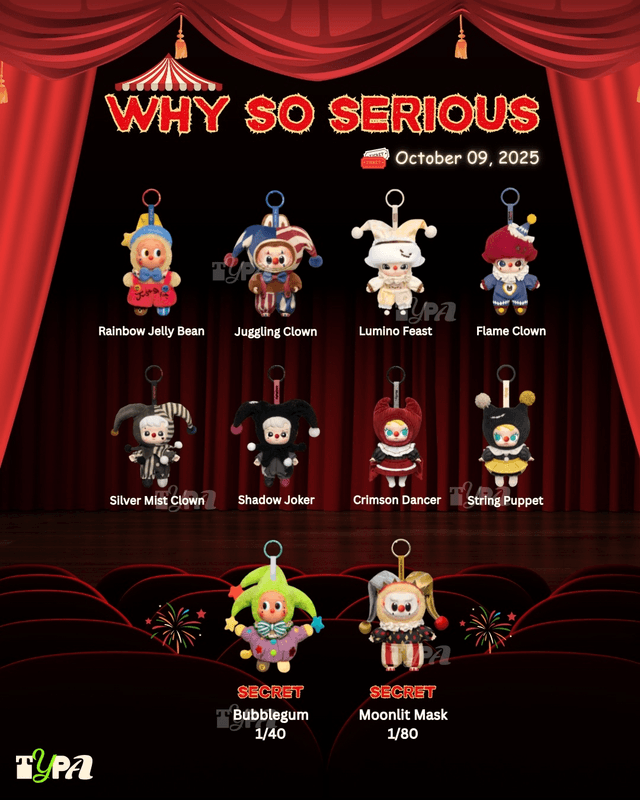 🎃10/09 2025 Halloween WHY SO SERIOUS Series!