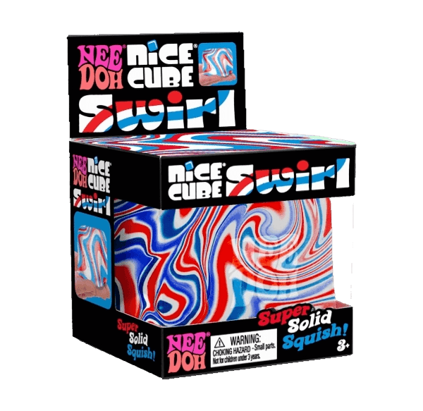 Schylling NeeDoh Nice Cube Swirl USA
