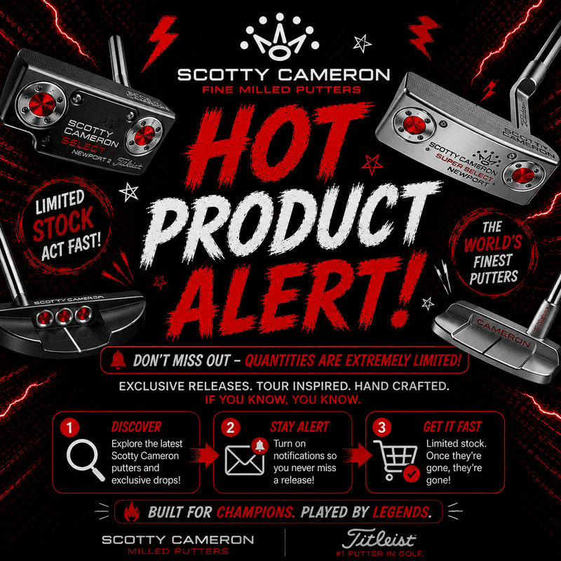 Scotty Cameron - Hot Product Alert! (Varies by Site)