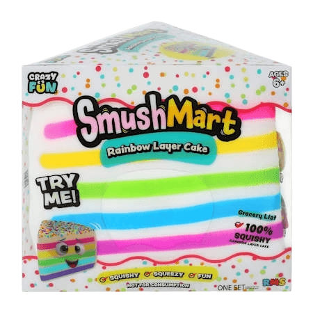 Crazy Fun® Smush Mart Rainbow Layer Cake