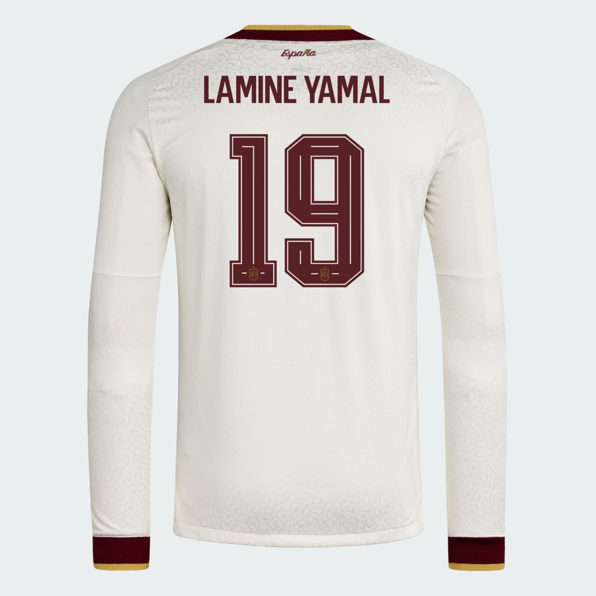 Adidas Spain 26 Away Authentic Yamal Long Sleeve Jersey | Men | KW9064