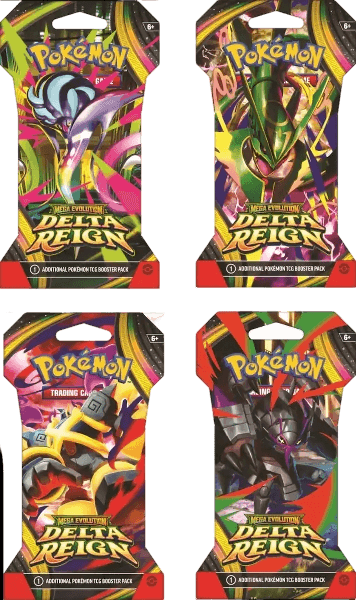 Pokemon TCG: Mega Evolution Delta Reign Sleeved Booster Pack