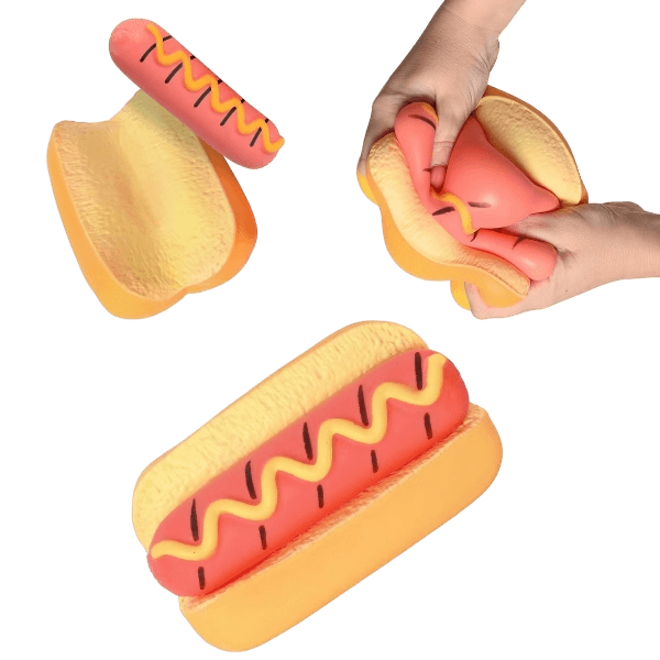 Sunny Days Toymendous Squeeezy Hot Dog