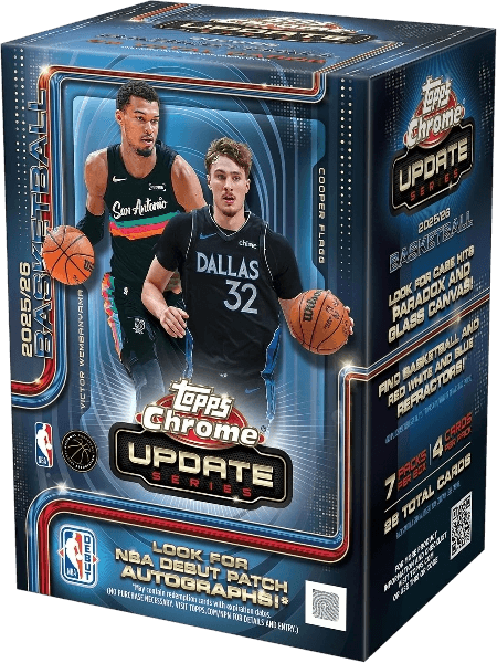 2025-26 Topps Chrome Updates Basketball Value Box