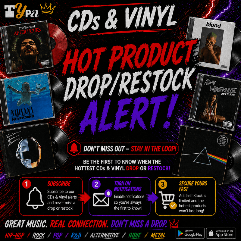 CDs & Vinyl - Hot Product Alert! (Varies by Site)