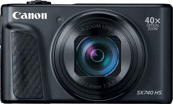 Canon - PowerShot SX740 HS 20.3-Megapixel Digital Camera - Black
