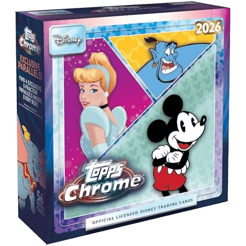 2026 Topps Chrome Disney - Factory Sealed - Mega Box