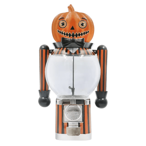 23.5" Jack-o'-Lantern Gumball Machine Tabletop Decor by Ashland®