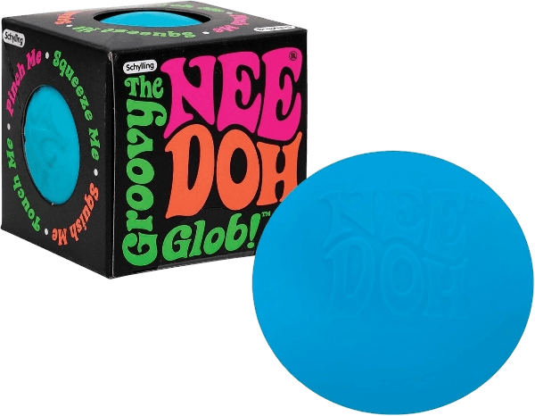 Schylling NeeDoh Original, Groovy Glob - Blue