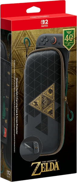 Nintendo Switch™ 2 Carrying Case & Screen Protector –The Legend of Zelda™ – 40th Anniversary Edition