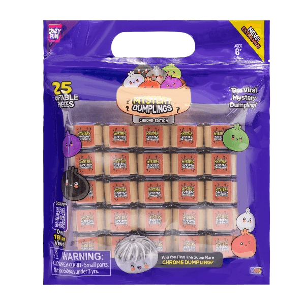 RMS Crazy Fun® Extra Mini Mystery Dumpling Chrome Edition Set (Styles May Vary) - Five Below