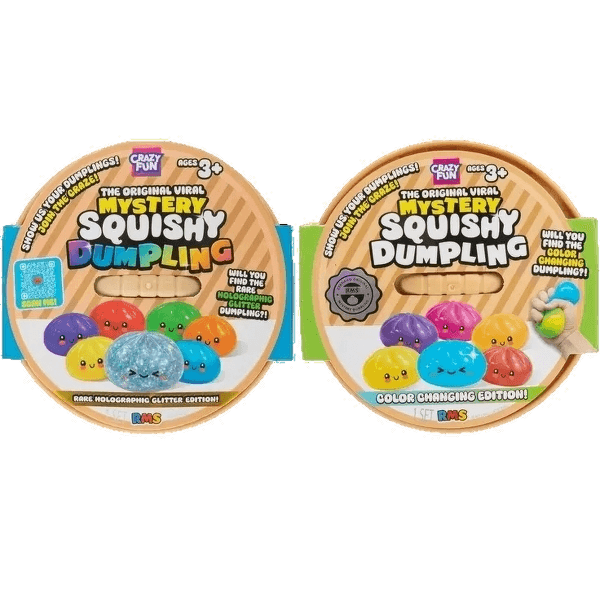 RMS Crazy Fun® The Original Viral Mystery Squishy Dumpling Color Changing Edition