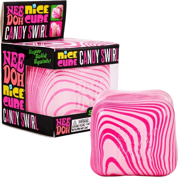 Schylling NeeDoh Nice Cube Candy Swirl