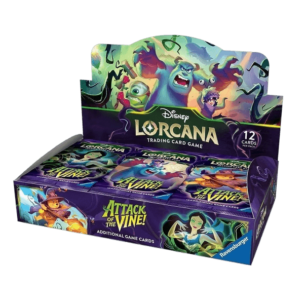 Disney Lorcana TCG: Attack of The Vine! Booster Display