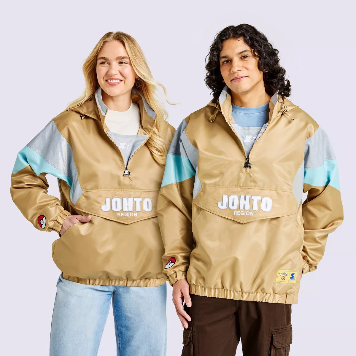 Pokemon Starter Pullover Jacket Gold - Pokemon x Target