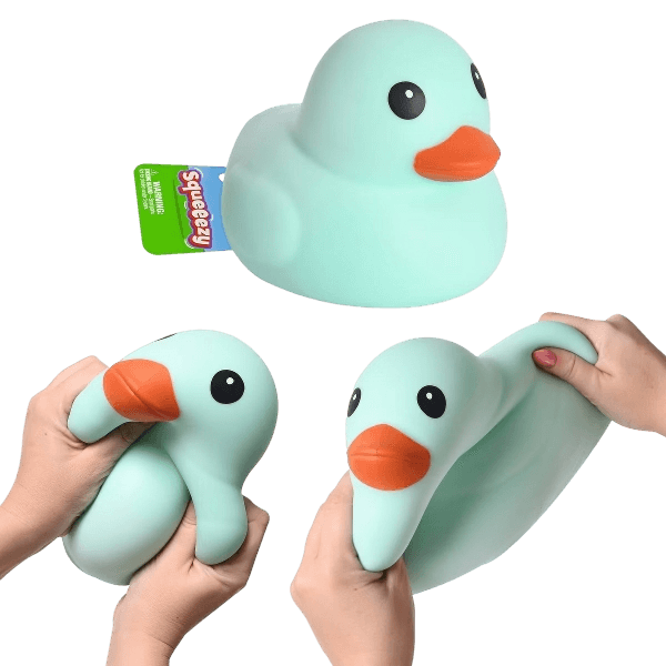 Sunny Days Toymendous Jumbo Squeezy Ducks - Pastel Green