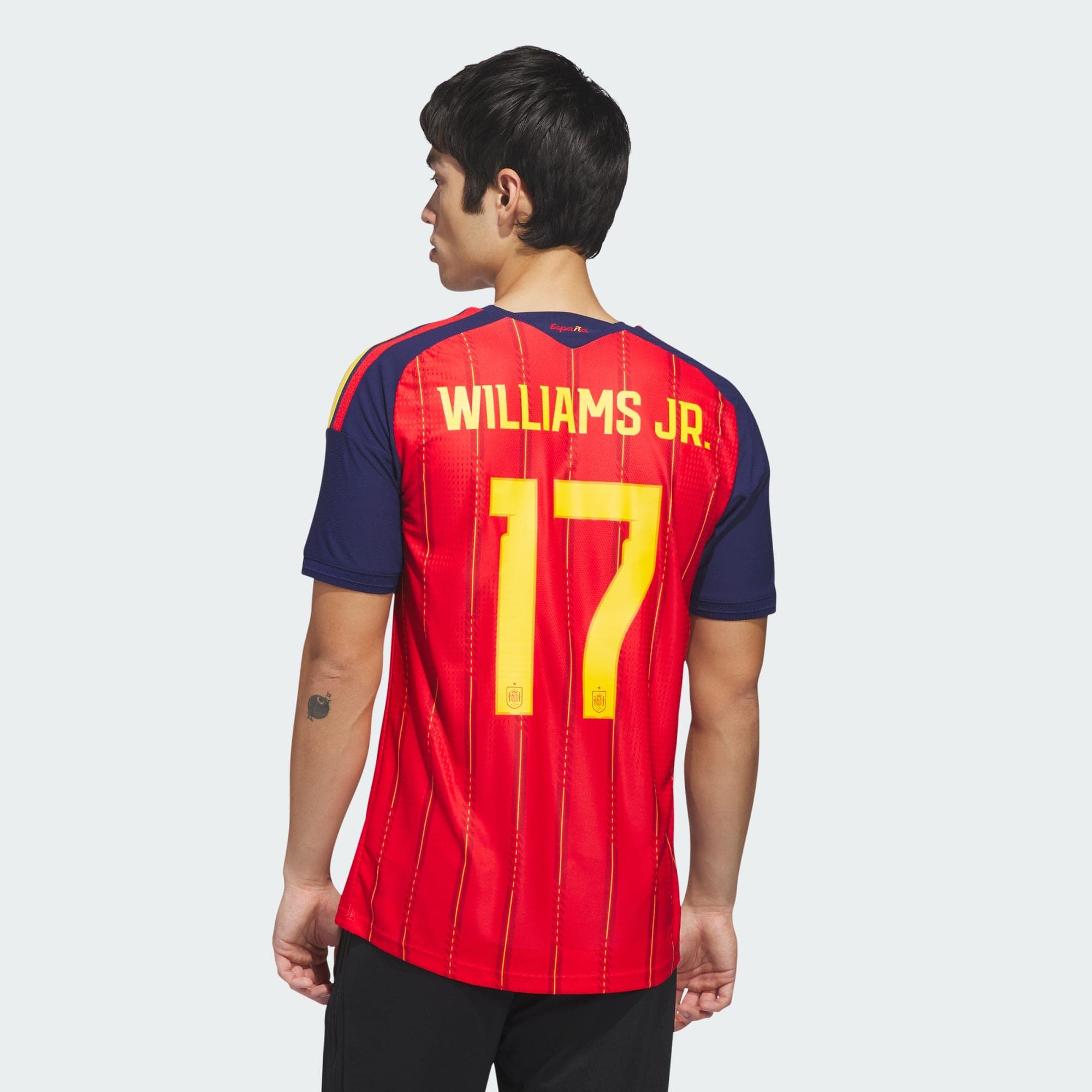 Adidas Spain 26 Home Williams Jr Authentic Jersey | Men | KW7710