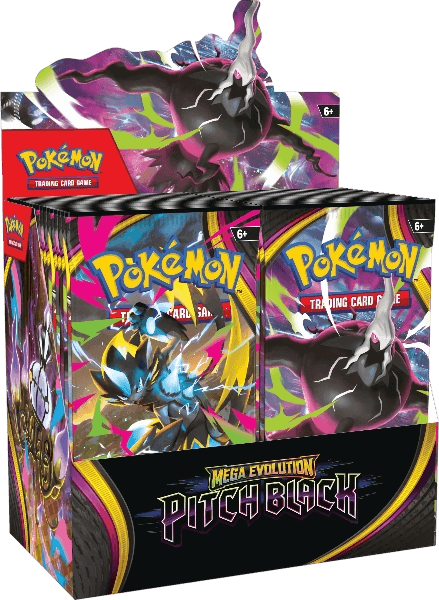 Pokemon TCG - Mega Evolution Pitch Black Booster Display
