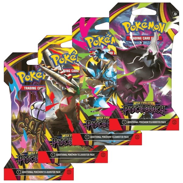 Pokemon TCG - Mega Evolution Pitch Black Sleeved Booster