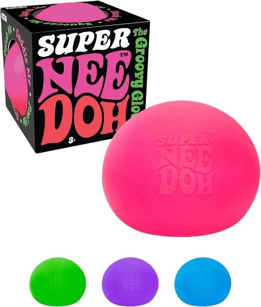 Schylling Super NeeDoh Stress Ball, Groovy Glob