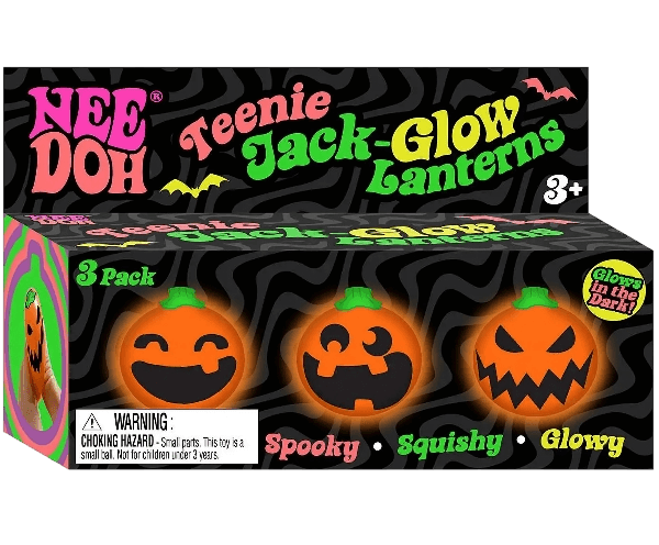 Schylling NeeDoh Teenie Jack-Glow-Lantern - Halloween 2026