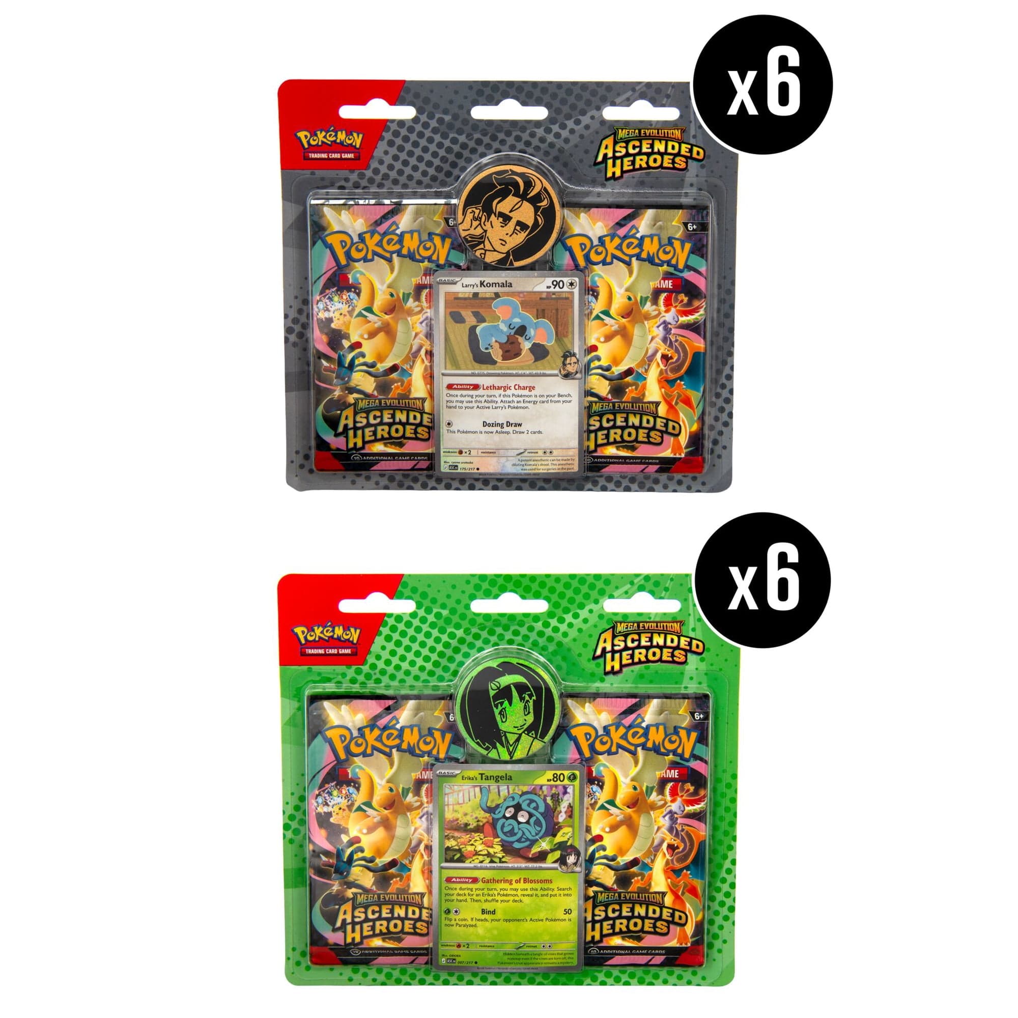 Pokemon Trading Card Games Mega Evolutions 2.5 Ascended Heroes 2Pk Blister 12Ct - 1 Randomly Selected
