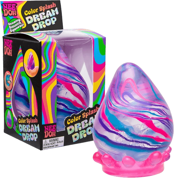 Schylling NeeDoh Dream Drop Color Splash - Electric Bubblebum | Amazon Exclusive
