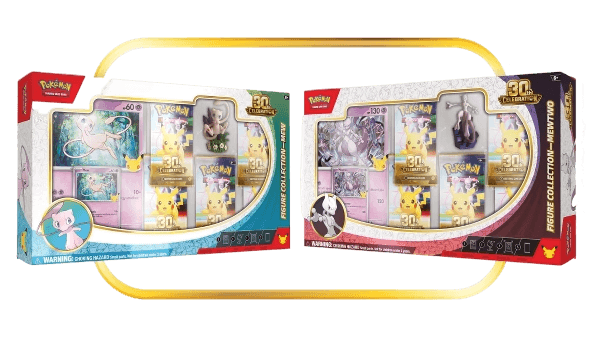 Pokemon TCG: 30th Celebration Figure Collection—Mew & Mewtwo