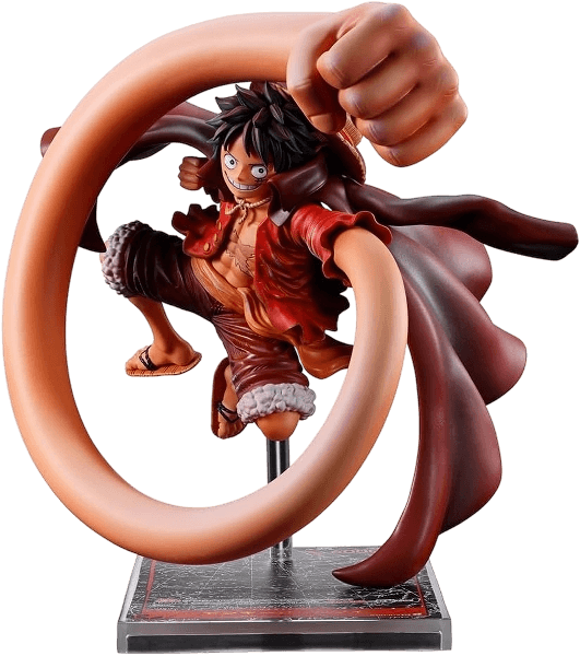 Ichibansho Figure - One Piece - Monkey D. Luffy (One Piece Card Game) Collectible Statue w/Trading Card