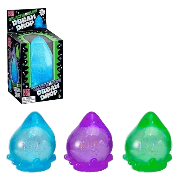 Schylling NeeDoh Galactic Glow Dream Drop
